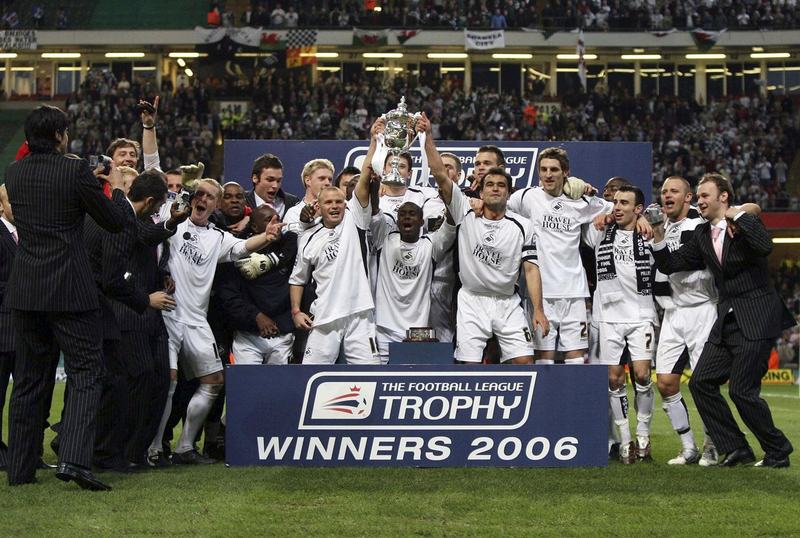 Câu lạc bộ Swansea City vô địch Football League Trophy 2006